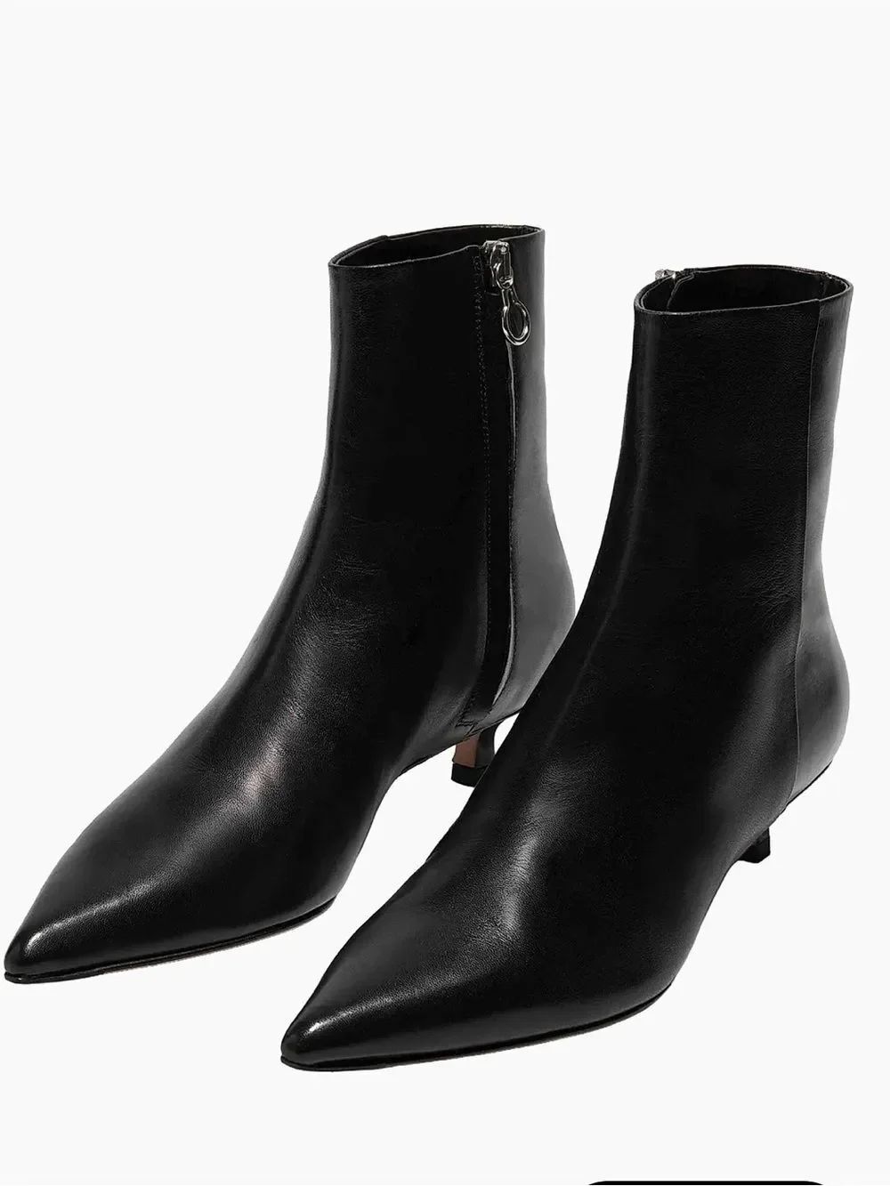aeyde
35MM Leather Ankle Boots